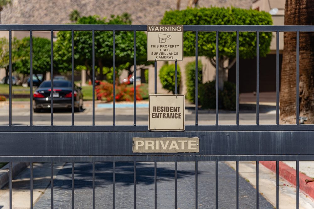 Gate,At,Entrance,To,Gated,Residential,Community